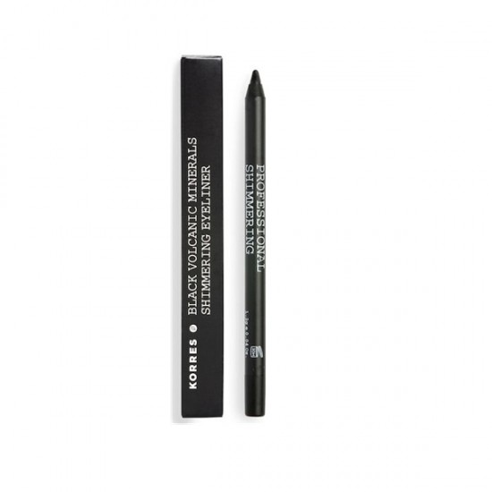 Korres Volcanic Minerals Professional Shimmering Eyeliner Eye Pencil 01 Black 1.2g Korres Volcanic Minerals Professional Shimmering Eyeliner Eye Pencil 01 Black 1.2g