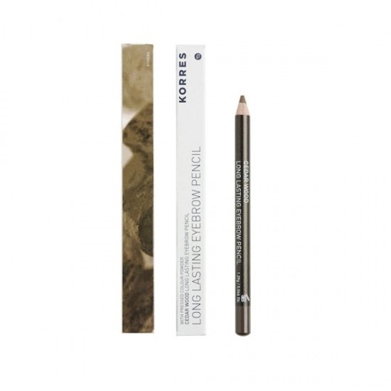 Korres Long Lasting Eyebrow Pencil 01 Dark Shade 1.29g