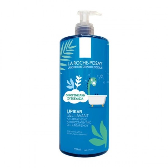 La Roche-Posay Lipikar Gel Lavant Gentle Face & Body Cleansing Gel Family Pack 750ml La Roche-Posay Lipikar Gel Lavant Gentle Face & Body Cleansing Gel Family Pack 750ml