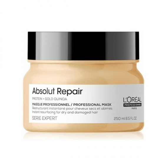 L'Oréal Professionnel Serie Expert Absolut Repair Hair Mask with Gold Quinoa & Protein 250ml L'Oréal Professionnel Serie Expert Absolut Repair Hair Mask with Gold Quinoa & Protein 250ml
