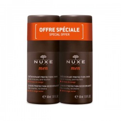 Nuxe Men 24H Protection Aluminium Free Roll-On Deodorant Duo Pack 2x50ml