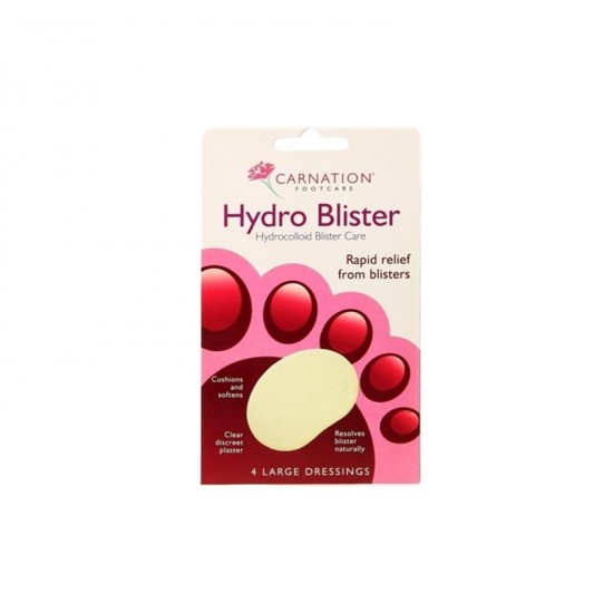 Carnation Hydro Blister Foot Pads for Blisters Large 4 Pieces