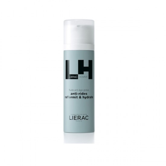 Lierac Homme Men's Global Anti-Aging Face & Eye Fluid 50ml Lierac Homme Men's Global Anti-Aging Face & Eye Fluid 50ml