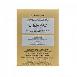 Lierac Sunissime Συμπλήρωμα Διατροφής Προετοιμασίας Μαυρίσματος με Βιταμίνη E & Σελήνιο 30 Κάψουλες