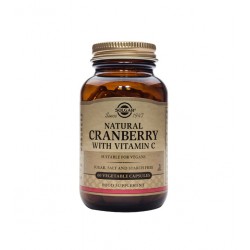 Solgar Natural Cranberry with Vitamin C 60 Vegetable Capsules Solgar Natural Cranberry with Vitamin C 60 Vegetable Capsules