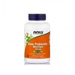 NOW Foods Saw Palmetto 550mg 100 Veg Capsules NOW Foods Saw Palmetto 550mg 100 Veg Capsules