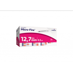 Embecta Micro-Fine U-100 Insulin Syringes 0.5ml 29G 12.7mm 100pcs Embecta Micro-Fine U-100 Insulin Syringes 0.5ml 29G 12.7mm 100pcs