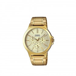 CasioMTP-V300G-9A Men's Quartz Multi-Function Watch 41.5mm Gold Stainless Steel Bracelet