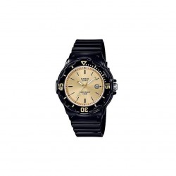 CasioLRW-200H-9E2VD Women's Quartz Analog Watch with Black Resin Strap 100M Water Resistant