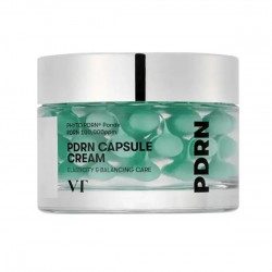 VT Cosmetics PDRN Capsule Cream 100 Face Cream with PHYTO PDRN for Moisturizing & Elasticity 50ml