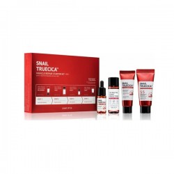 Some By Mi Snail Truecica Miracle Repair Starter Skin Care Set for Moisturizing, Cleansing & Brightening 4pcs