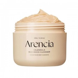 Arencia Calendula Rice Mochi Face Cleanser for Hydrating & Deep Cleansing Dry & Sensitive Skin 120g
