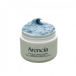 Arencia Fresh Blue Hyssop Rice Mochi Face Cleanser for Oily & Acne-Prone Skin 120g