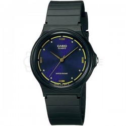 Casio Collection MQ-76-2ALDF Men's Analog Watch with Blue Dial & Black Resin Strap