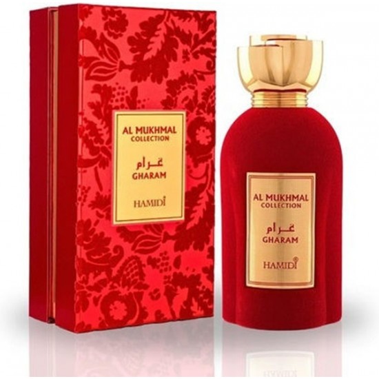 Hamidi Al Mukhmal Collection Gharam Unisex Eau de Parfum Φρουτώδες Λουλουδένιο με Μόσχο 100ml Hamidi Al Mukhmal Collection Gharam Unisex Eau de Parfum Φρουτώδες Λουλουδένιο με Μόσχο 100ml