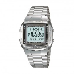 Casio DB-360-1AEF Data Bank Men's Digital Watch Silver Stainless Steel Bracelet