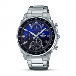 Casio Edifice EFV-600D-2AV Men's Chronograph Watch Blue Black Dial 43.8mm