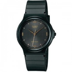 Casio MQ-76-1ALDF Men's Analog Quartz Watch Black Resin Strap 35mm