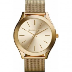 Michael Kors Slim Runway MK3282 Γυναικείο Ρολόι Quartz Χρυσό Mesh Μπρασελέ 42mm Michael Kors Slim Runway MK3282 Γυναικείο Ρολόι Quartz Χρυσό Mesh Μπρασελέ 42mm