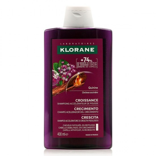 Klorane Quinine Growth Accelerating Shampoo με Αδενοσίνη για Αδύναμα Μαλλιά 400ml Klorane Quinine Growth Accelerating Shampoo με Αδενοσίνη για Αδύναμα Μαλλιά 400ml