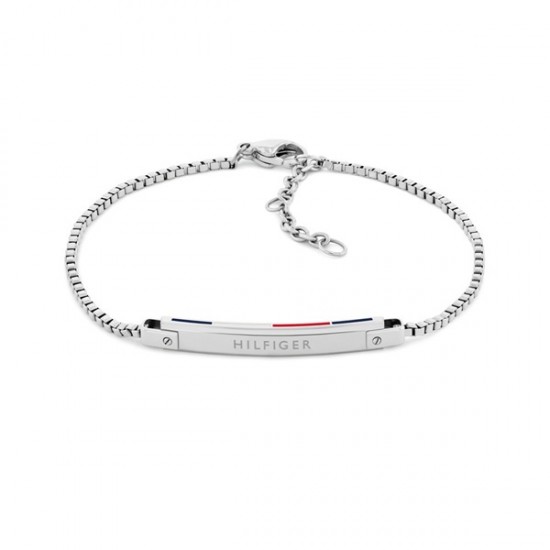 Tommy Hilfiger 2780952 Women's Stainless Steel ID Bracelet Silver 19cm
