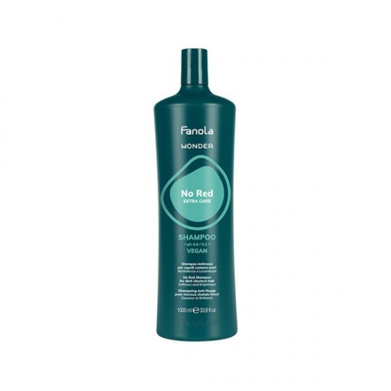 Fanola Wonder No Red Extra Care Shampoo for Brown Hair Red Tone Neutralizer 1000ml Fanola Wonder No Red Extra Care Shampoo for Brown Hair Red Tone Neutralizer 1000ml