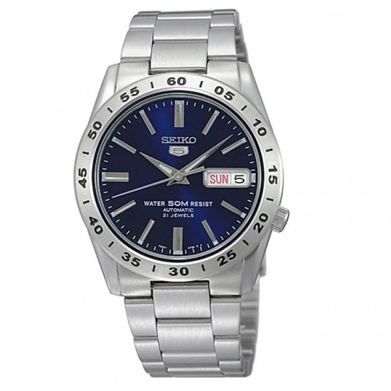 Seiko 5 SNKD99K1 Men's Automatic Watch Blue Dial Day-Date Silver Stainless Steel Bracelet 37mm Seiko 5 SNKD99K1 Men's Automatic Watch Blue Dial Day-Date Silver Stainless Steel Bracelet 37mm