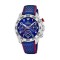 Festina Junior Collection F20458/2 Boys' Chronograph Quartz Watch Blue Dial Leather Strap 36.5mm