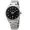Citizen Quartz BI1030-53E Men's Watch Black Dial Date Silver Stainless Steel Bracelet 42mm