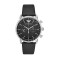 Emporio Armani Aviator AR11143 Men's Chronograph Quartz Watch Black Dial Black Leather Strap 43mm