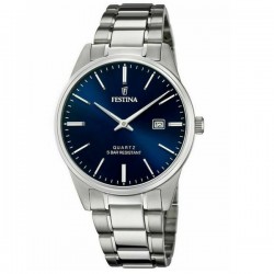 Festina Classics 20511/3 Ανδρικό Ρολόι Μπαταρίας Μπλε Καντράν Ημερομηνία Ασημί Ατσάλινο Μπρασελέ 39mm Festina Classics 20511/3 Ανδρικό Ρολόι Μπαταρίας Μπλε Καντράν Ημερομηνία Ασημί Ατσάλινο Μπρασελέ 39mm