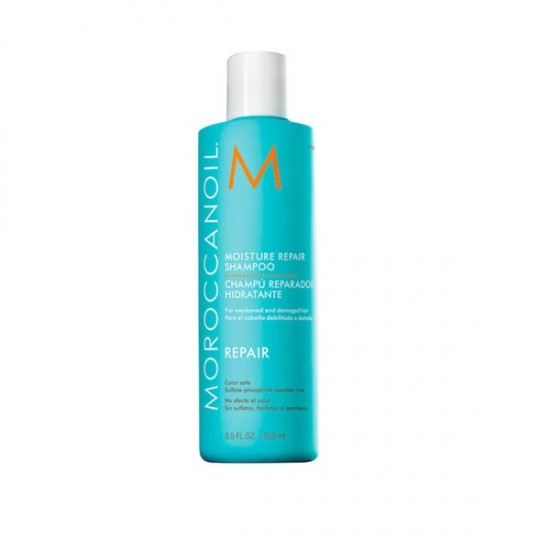 Moroccanoil Moisture Repair Shampoo with Argan Oil & Keratin for Damaged Hair 250ml