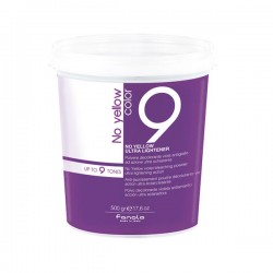 Fanola No Yellow Color Ultra Lighter Violet Bleaching Powder Up to 9 Levels 500gr