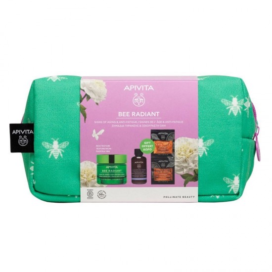 Apivita Bee Radiant Cream Against Signs of Aging & Fatigue 50 ml + 2 Gifts Apivita Bee Radiant Cream Against Signs of Aging & Fatigue 50 ml + 2 Gifts