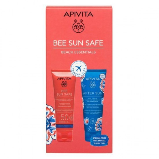 Apivita Bee Sun Safe Promo Hydra Fresh Face & Body Lotion SPF50 100 ml + After Sun Cool & Sooth Face & Body Gel-Cream 100 ml