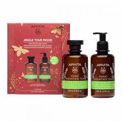 Apivita Jingle Your Mood Skin Care Set for Body Cleaning & Moisturizing 2pcs