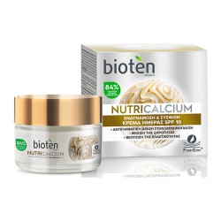 Bioten Nutricalcium Repairing, Anti-Aging & Moisturizing Day Cream Suitable for All Skin Types 10SPF 50ml