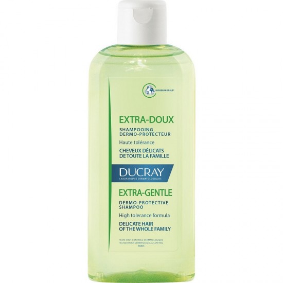 Ducray Extra Doux Dermatologically Protecting Shampoo for Sensitive Hair 200 ml