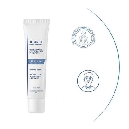 Ducray Kelual DS Moisturizing Face Cream for Sensitive Skin 40ml Ducray Kelual DS Moisturizing Face Cream for Sensitive Skin 40ml