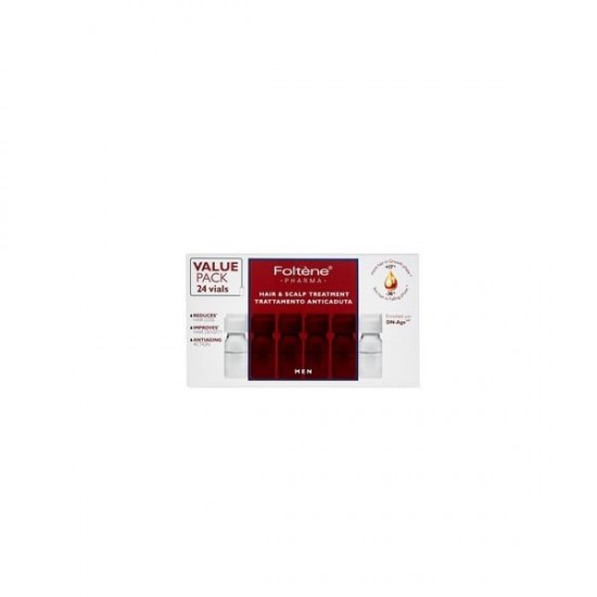 Foltene Pharma Hair & Scalp Treatment for Men, Economy Pack 24 ampoules Foltene Pharma Hair & Scalp Treatment for Men, Economy Pack 24 ampoules