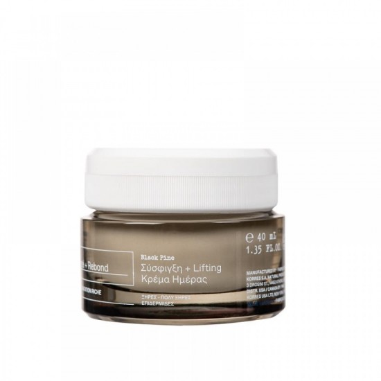 KORRES BLACK PINE 4D MOISTURIZING CREAM FOR FIRMING AND TENSIONING FOR DRY-VERY DRY SKIN 40ml