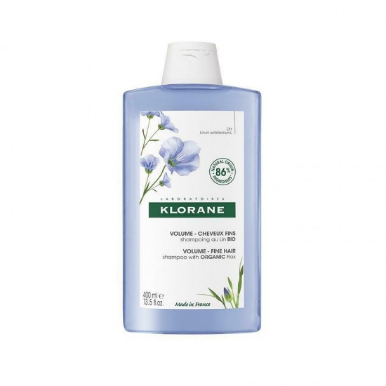 Klorane Linum Σαμπουάν για Όγκο με Βιολογικό Λινάρι 400 ml