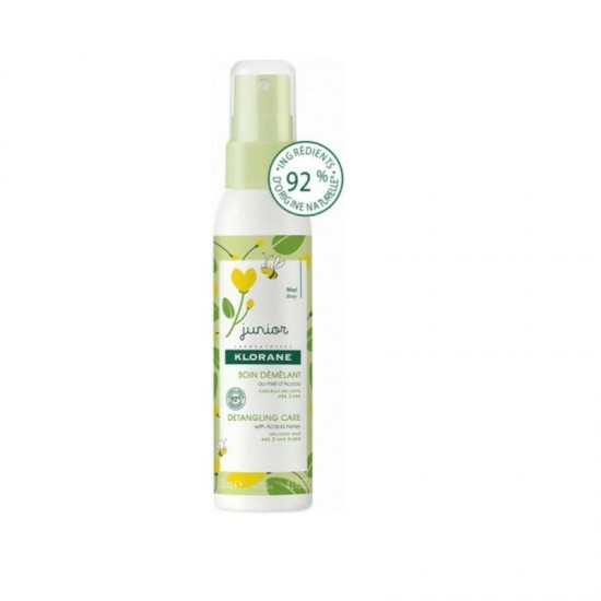 Klorane Junior Conditioner with Honey for Easy Styling in Spray Form, Ideal for Curls 125ml Klorane Junior Conditioner with Honey for Easy Styling in Spray Form, Ideal for Curls 125ml