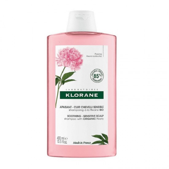 Klorane Peony Shampoo for sensitive-irritated scalp 400 ml