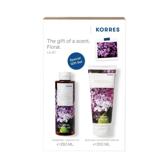 Korres Aegean Escape Lilac Refreshing Body Cleanser 250 ml + Body Shine 200 ml Korres Aegean Escape Lilac Refreshing Body Cleanser 250 ml + Body Shine 200 ml