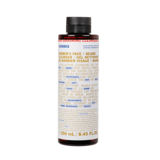 Korres Athenian Grooming Refreshing Cleansing Gel for Face & Beard 250ml Korres Athenian Grooming Refreshing Cleansing Gel for Face & Beard 250ml
