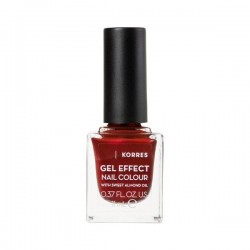 Korres Gel Effect Nail Color (No58) Velvet Red (11ml)