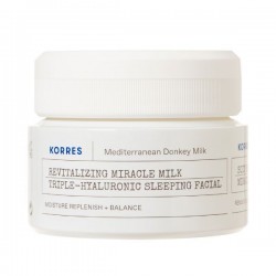 Korres Mediterranean Donkey Milk Revitalizing Miracle Milk Triple-Hyaluronic Sleeping Facial 40 ml