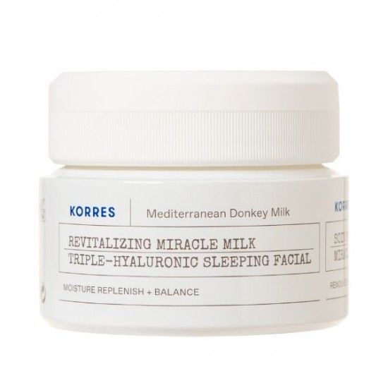 Korres Mediterranean Donkey Milk Revitalizing Miracle Milk Triple-Hyaluronic Sleeping Facial 40 ml Korres Mediterranean Donkey Milk Revitalizing Miracle Milk Triple-Hyaluronic Sleeping Facial 40 ml