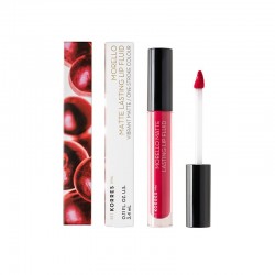 Korres Morello Matte Lasting Lip Fluid 48 Vibrant Matte One Stroke Color 3.4 ml Korres Morello Matte Lasting Lip Fluid 48 Vibrant Matte One Stroke Color 3.4 ml